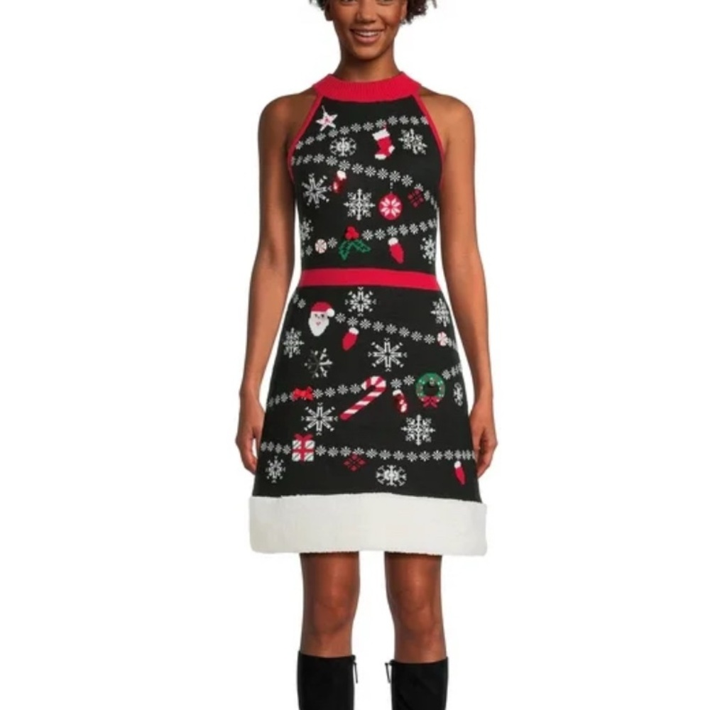 No Boundaries Christmas Sweater Dress in Junior XXXL / size 21